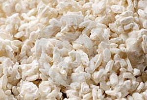 Close-up of rice koji throughout the screen