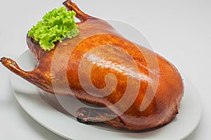 Close-up roast peking duck & x28;Whole Duck& x29; photo