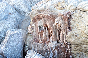 Close-up of Rock Formations