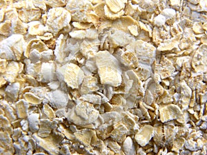 Close up of Rolled oats