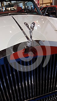 Close up on Rolls Royce front