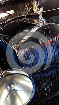 Close up on Rolls Royce front