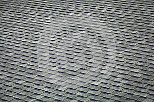 Close-up of a roof made of shingles
