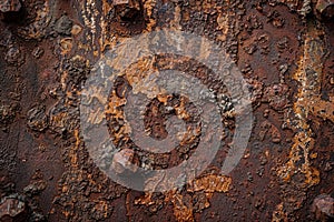 Close Up of a Rusted Metal Surface