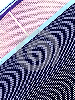 A Close up of Rusty Corrigated Industrial Iron Lined Metal Background