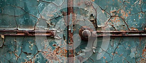 Close Up of Rusty Door