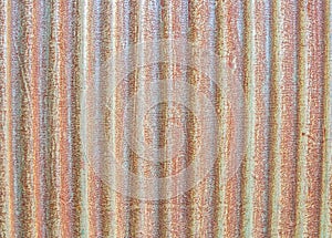 Close up of rusty metallic surface