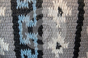 Close up of Saddle Blanket weave