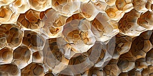 Close up of sand texture, desert vibe, abstract art, honeycomb pattern