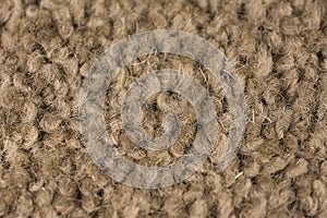 Close Up Sandy Brown Carpet Background