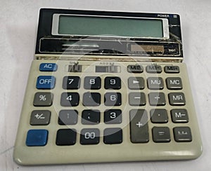 Close up scientific calculator can make easy calculation