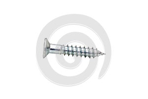 Close-up on screws, metal screws, iron screws, wood screws