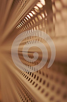 Close up security gate