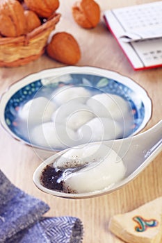 Sesame tangyuan
