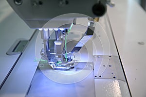 Close-up sewing machine