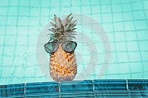 Close-Up of Sexy Woman in Swimsuit Relaxing in Swimming Pool, Beautiful Woman  Relax on The Edge of Poolside at Resort Hotel.