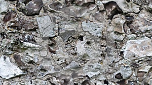 Close up of sheared rocks