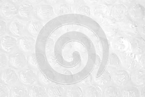 Close up shockproof plastic on white background