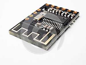 Close up shoot of wireless audio circuit