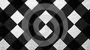 Black and white checkered pattern background
