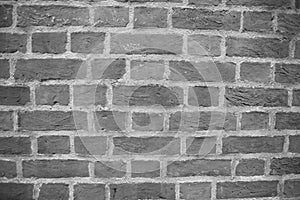 Close up shot of brick wall