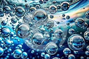 Bubbles in Water photo