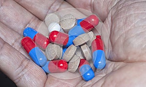 close up shot of capsule and tablet pills.