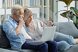 Close up shot of Caucasian old senior elderly grandparents lover couple