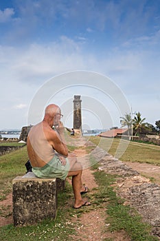 Close up shot of a clock tower