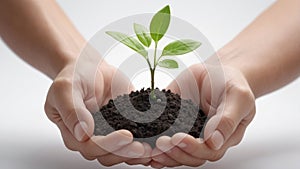Close-up shot of a human hand interacting with a cloud data interface