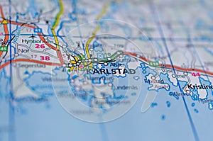 Karlstad on map