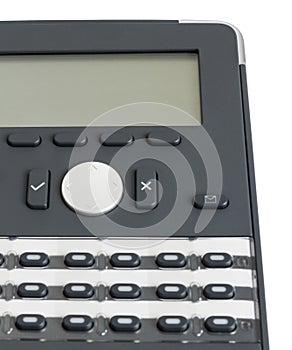 Close up shot of modern business phone