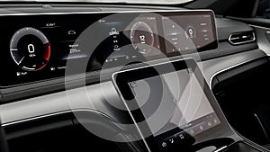 Car Dashboard Display Digital Cockpit, Navigation System