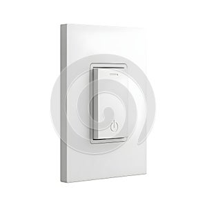 Modern Light Switch on White Wall