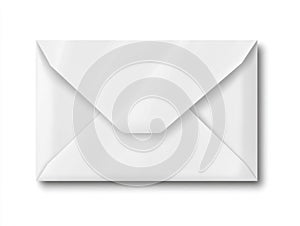 Open Envelope with White Paper Inside