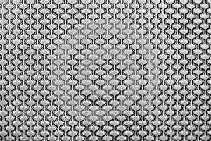 Close up shot of pattern on sheet metal