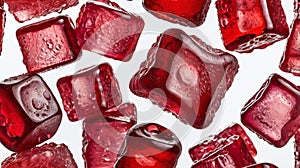 Ruby Red Ice Cubes