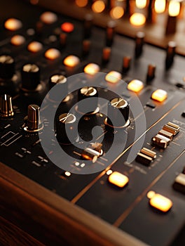Soundboard with many knobs