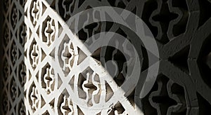 Geometric Pattern with Light and Shadow