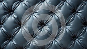 Textured grey leather headboard