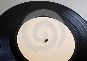 Close up shot vinyl record disk photo