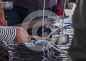 Water Purifying Ritual, Sensoji Temple, Tokyo, Japan