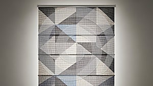 Geometric Patterned Window Blind