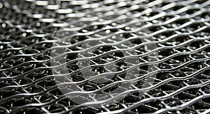 Woven Metal Mesh Abstract