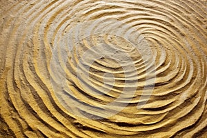 close-up shot of yellow desert sand whirls