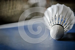Close-up of shuttle badminton photo