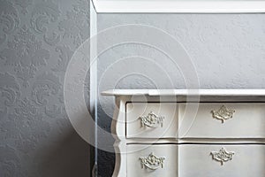 Close-up of sideboard