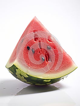 close-up of a slice of watermelon