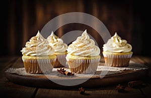 close up of small patty cakes and blurred background