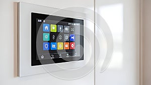 Smart Home Control Panel Automation System Interface
